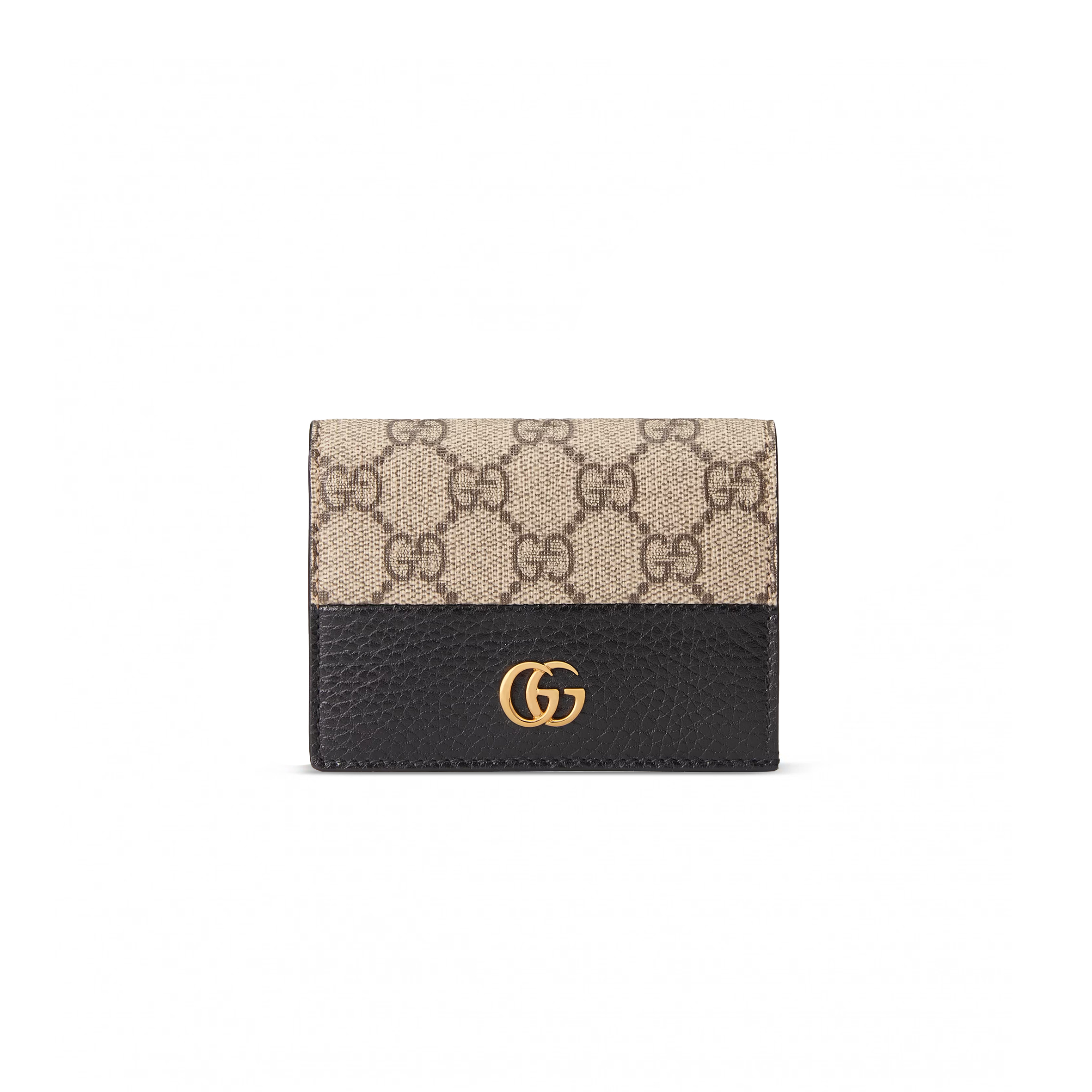 GUCCI GG MARMONT BI-COLOUR CARD CASE WALLET 65861017WAG1283 (11*8.5*3cm) GUCCI GG MARMONT BI-COLOUR CARD CASE WALLET 65861017WAG1283 (11*8.5*3cm)